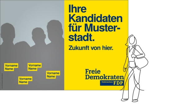 max. 4 Personen, HG. gelb